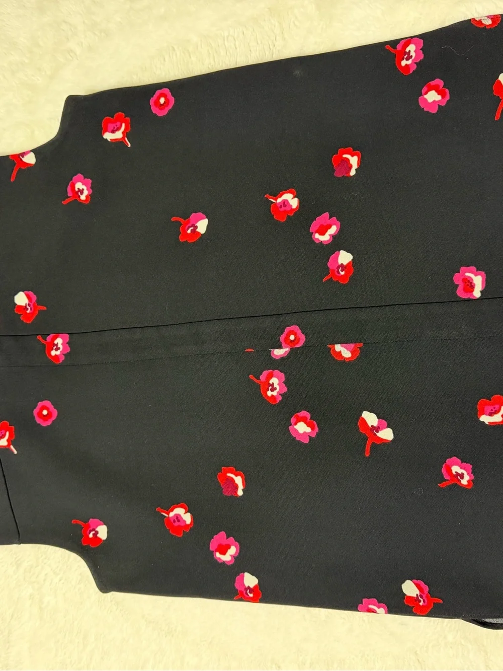 Kate Spade Live Colorfully Floral High Low Blouse Size 2